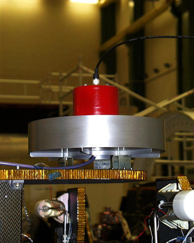 Internal parts of the GRACE satellite at JPL