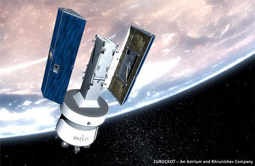 Image of GRACE satellites taken at MSD