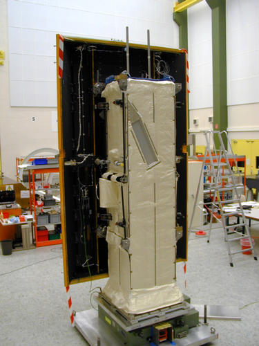 Image of GRACE satellites taken at MSD