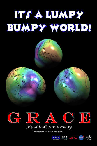 Modified GRACE poster: It's a Lumpy Bumpy World!