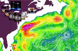 Currents inferred using pre-GRACE gravity model