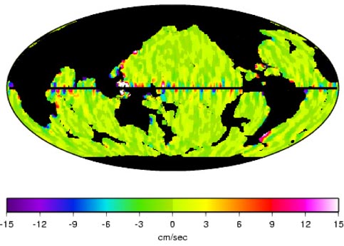 Surface current differences using GGM02 geoid