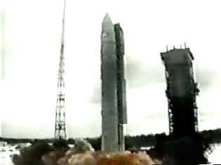 Still image taken from GRACE Rokot Launch media clip