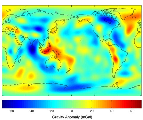 Gravity anomalies from decades of tracking Earth-orbiting satellites