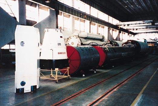 The Briz is used during the third and final stage of the Rockot launch. The Briz is a high performance, storable liquid engine